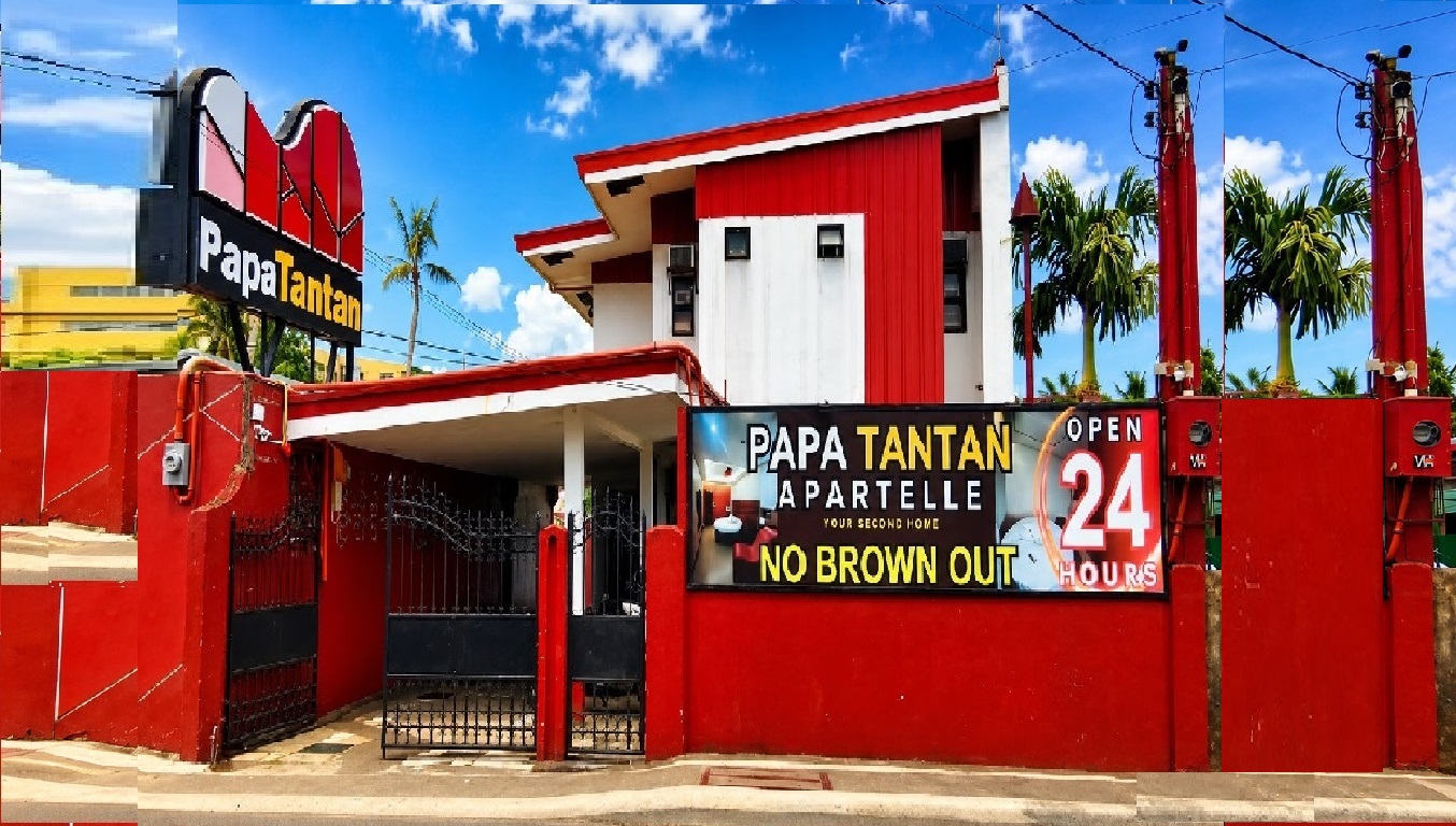 Papa Tantan Apartelle Jacob Main branch building and signage